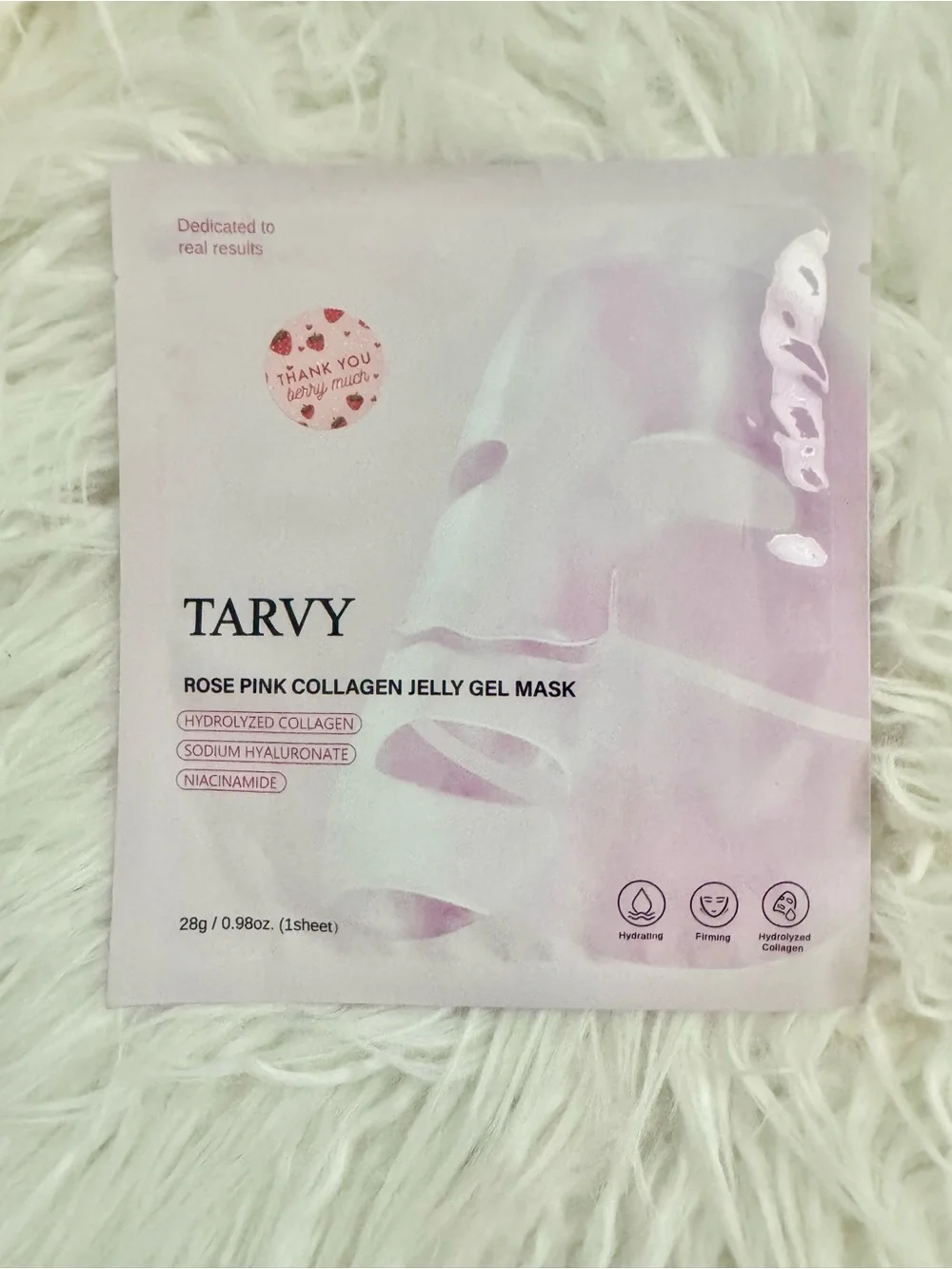 🍓6/$15🍓 Rose Pink Collagen Jelly Sheet Mask